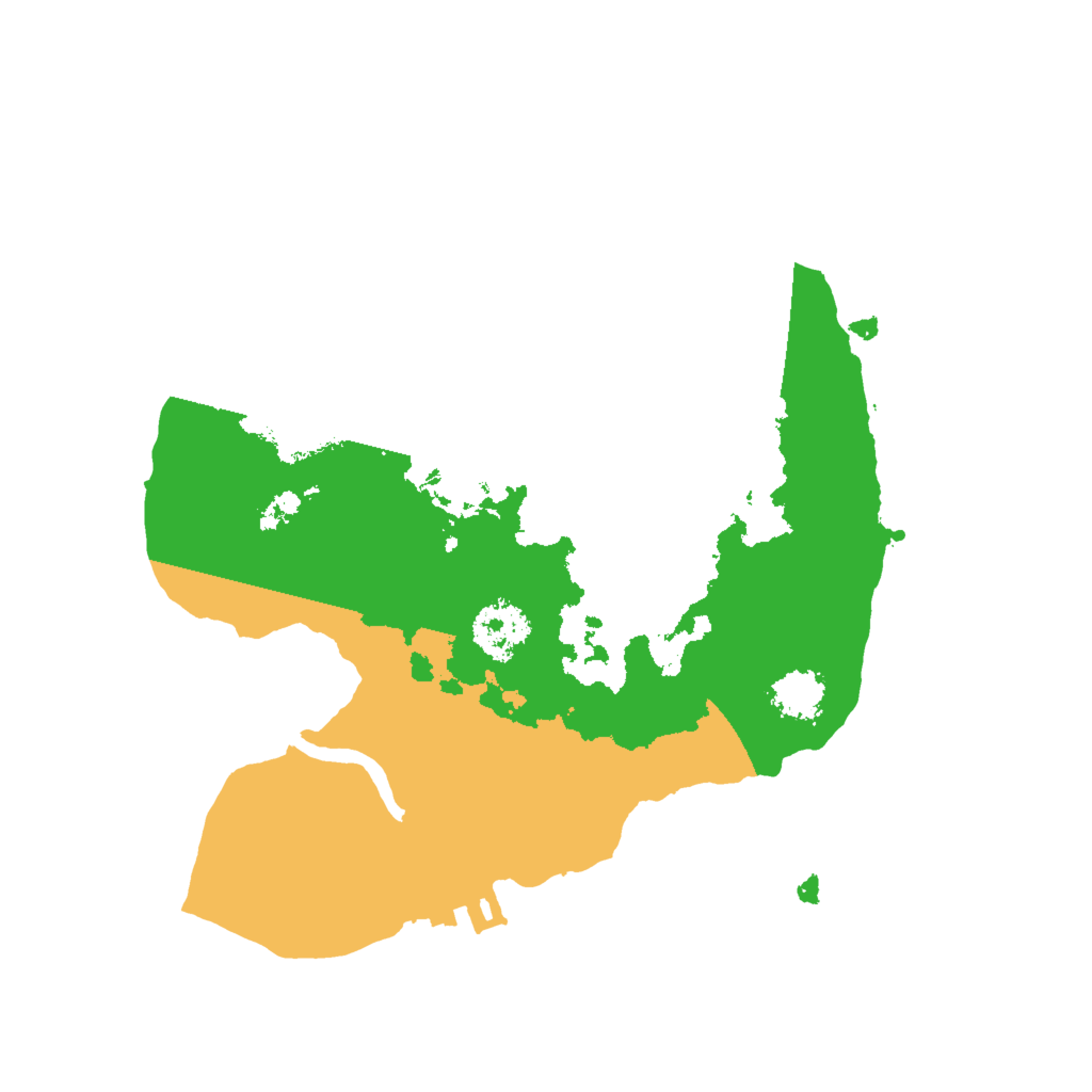 Biome Rust Map: Procedural Map, Size: 2000, Seed: 79