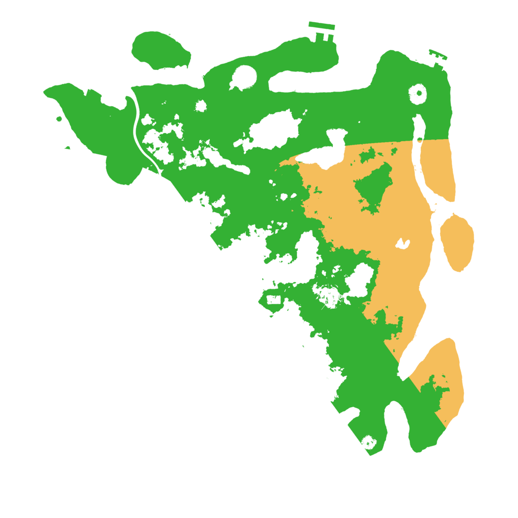 Biome Rust Map: Procedural Map, Size: 4000, Seed: 87045382