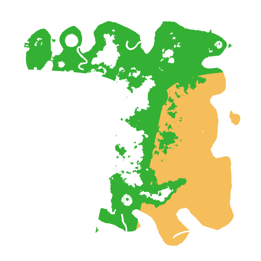 Biome Rust Map: Procedural Map, Size: 3550, Seed: 825151