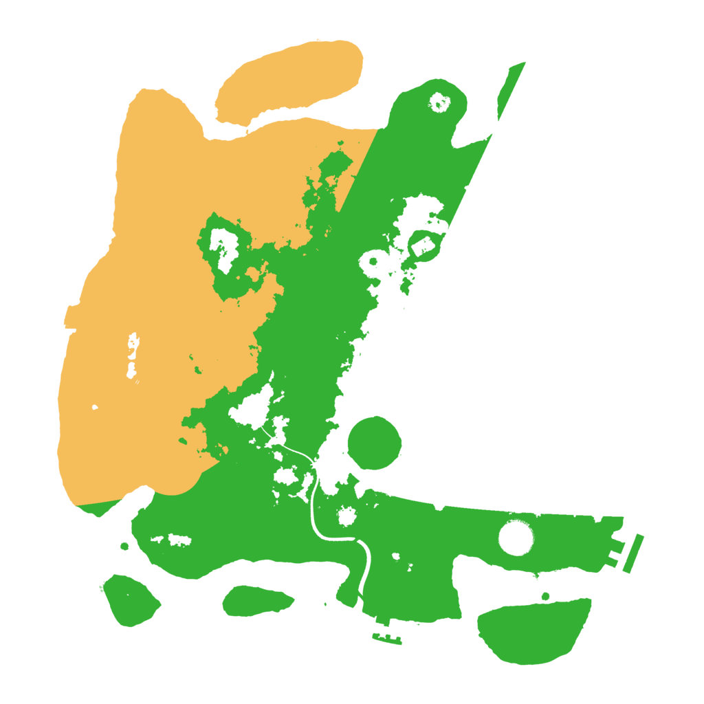 Biome Rust Map: Procedural Map, Size: 3550, Seed: 355675