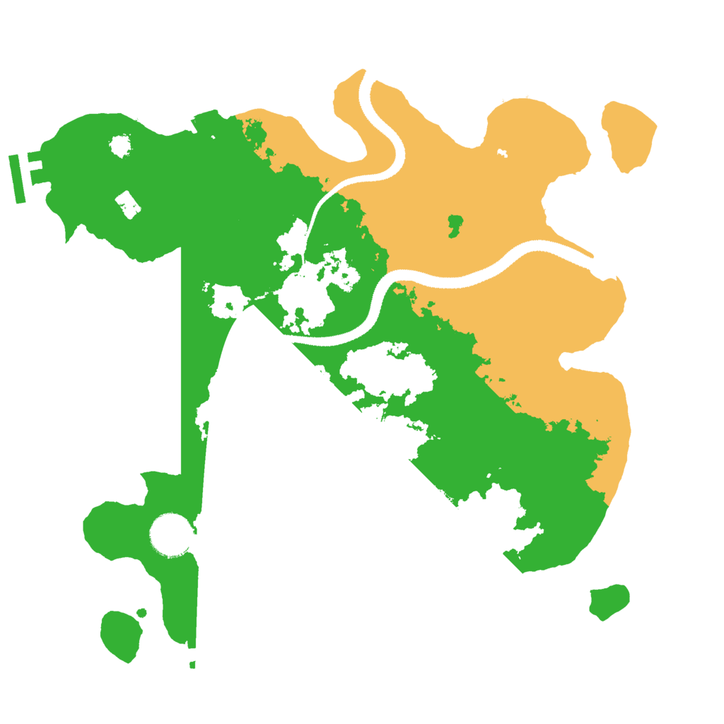 Biome Rust Map: Procedural Map, Size: 3000, Seed: 20197925