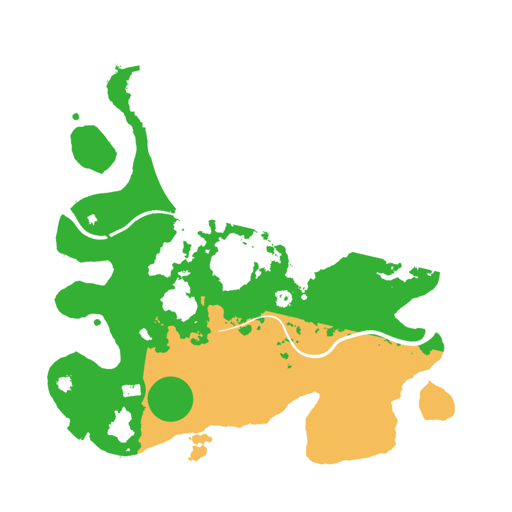 Biome Rust Map: Procedural Map, Size: 3000, Seed: 2098653314