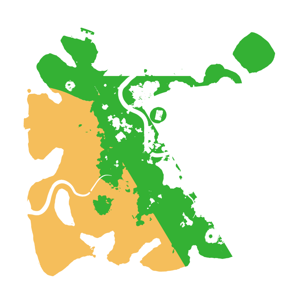 Biome Rust Map: Procedural Map, Size: 3200, Seed: 1735444866