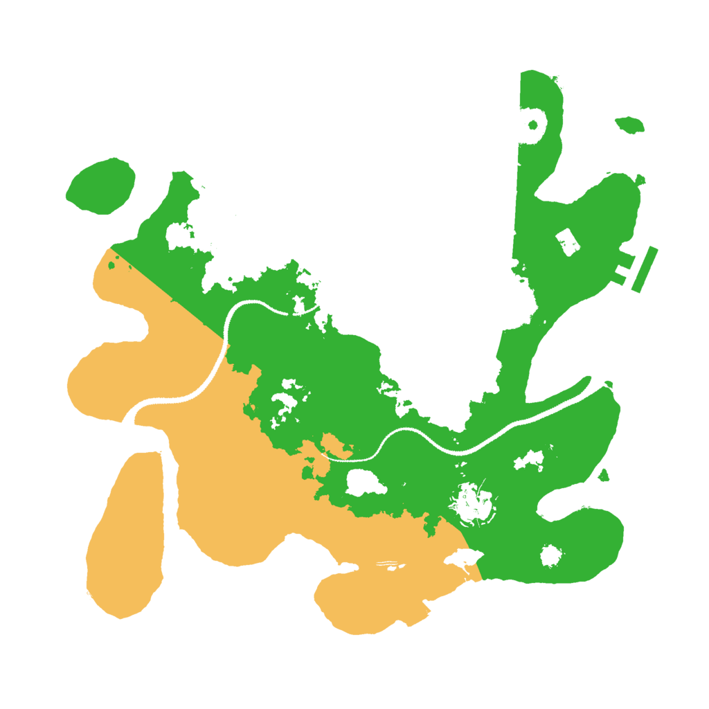 Biome Rust Map: Procedural Map, Size: 3000, Seed: 25743