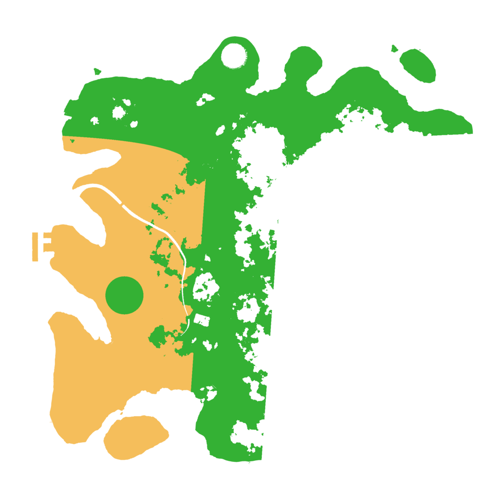 Biome Rust Map: Procedural Map, Size: 3500, Seed: 535479567