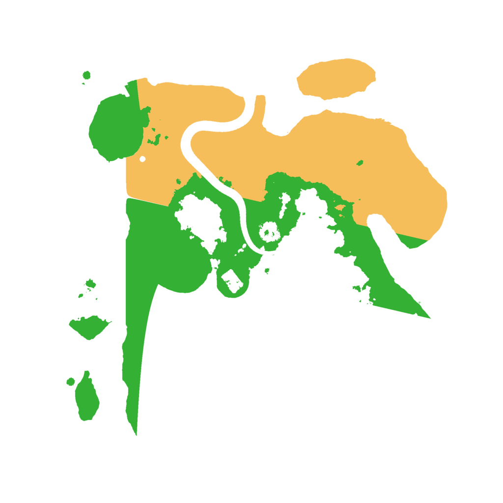 Biome Rust Map: Procedural Map, Size: 2500, Seed: 1725106508