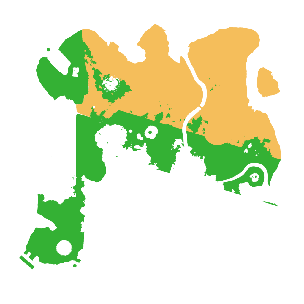Biome Rust Map: Procedural Map, Size: 3500, Seed: 1501168366