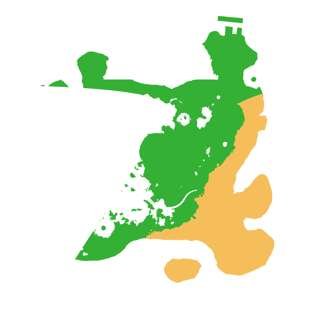 Biome Rust Map: Procedural Map, Size: 2550, Seed: 98075
