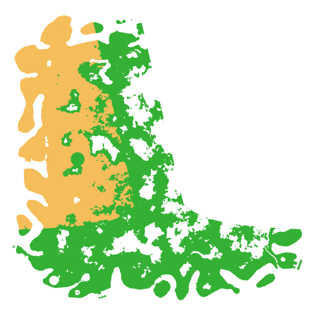 Biome Rust Map: Procedural Map, Size: 6000, Seed: 106969