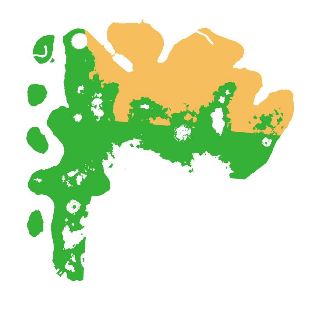 Biome Rust Map: Procedural Map, Size: 3500, Seed: 1616760203