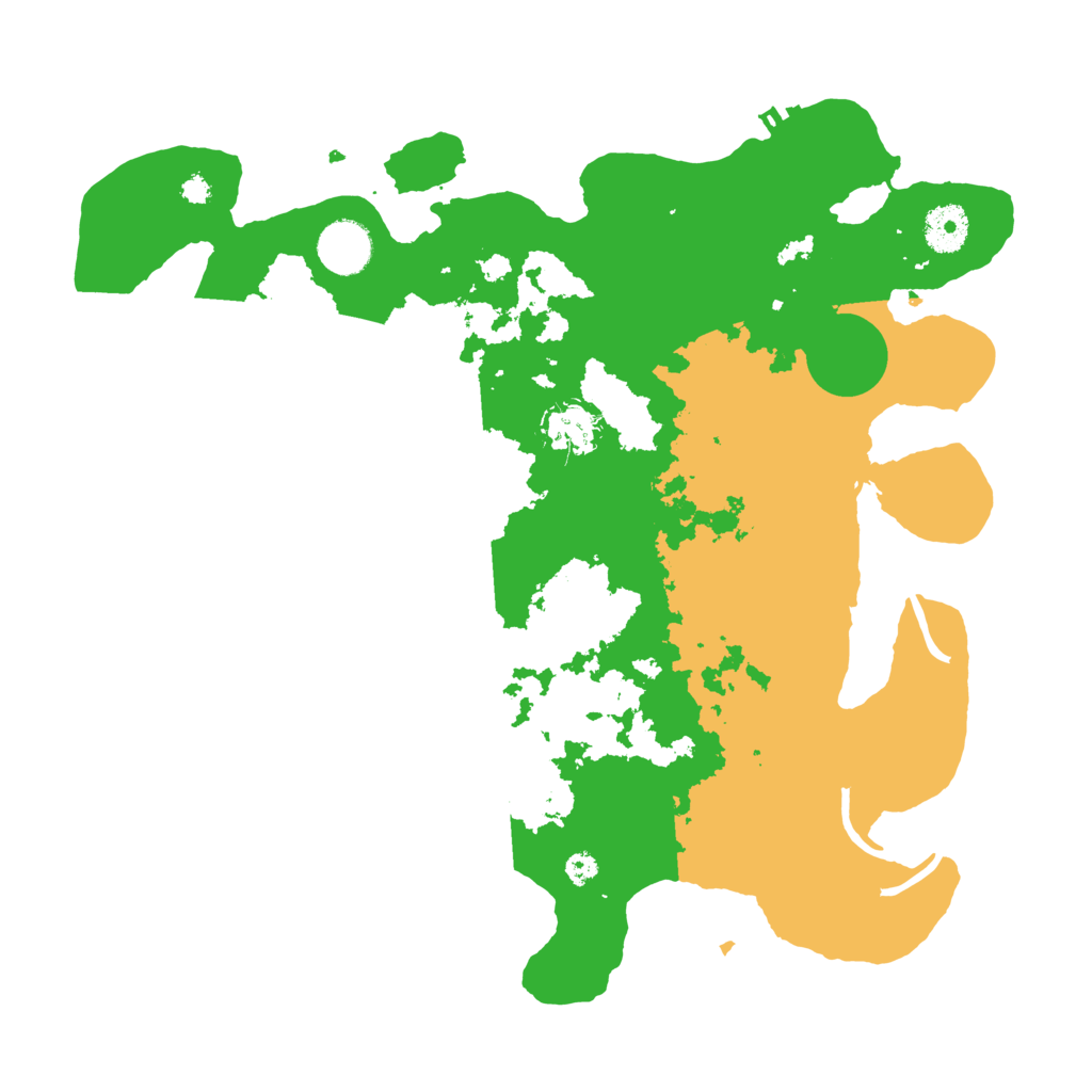 Biome Rust Map: Procedural Map, Size: 3550, Seed: 457861