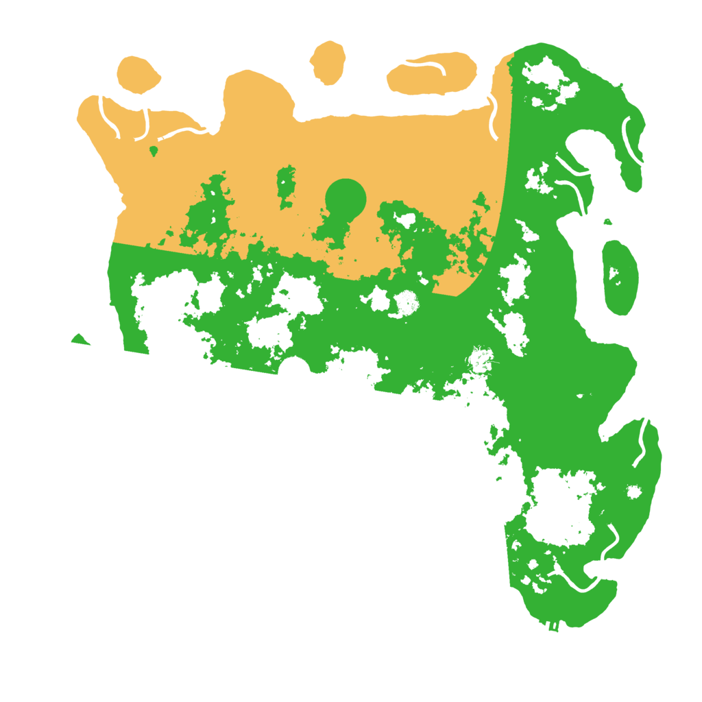 Biome Rust Map: Procedural Map, Size: 4500, Seed: 161207255