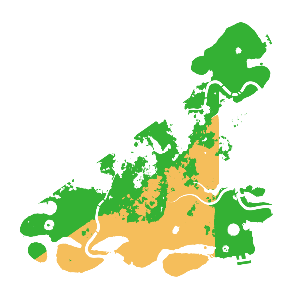 Biome Rust Map: Procedural Map, Size: 4250, Seed: 1216959480