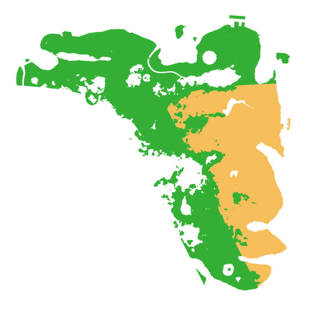 Biome Rust Map: Procedural Map, Size: 4000, Seed: 655454