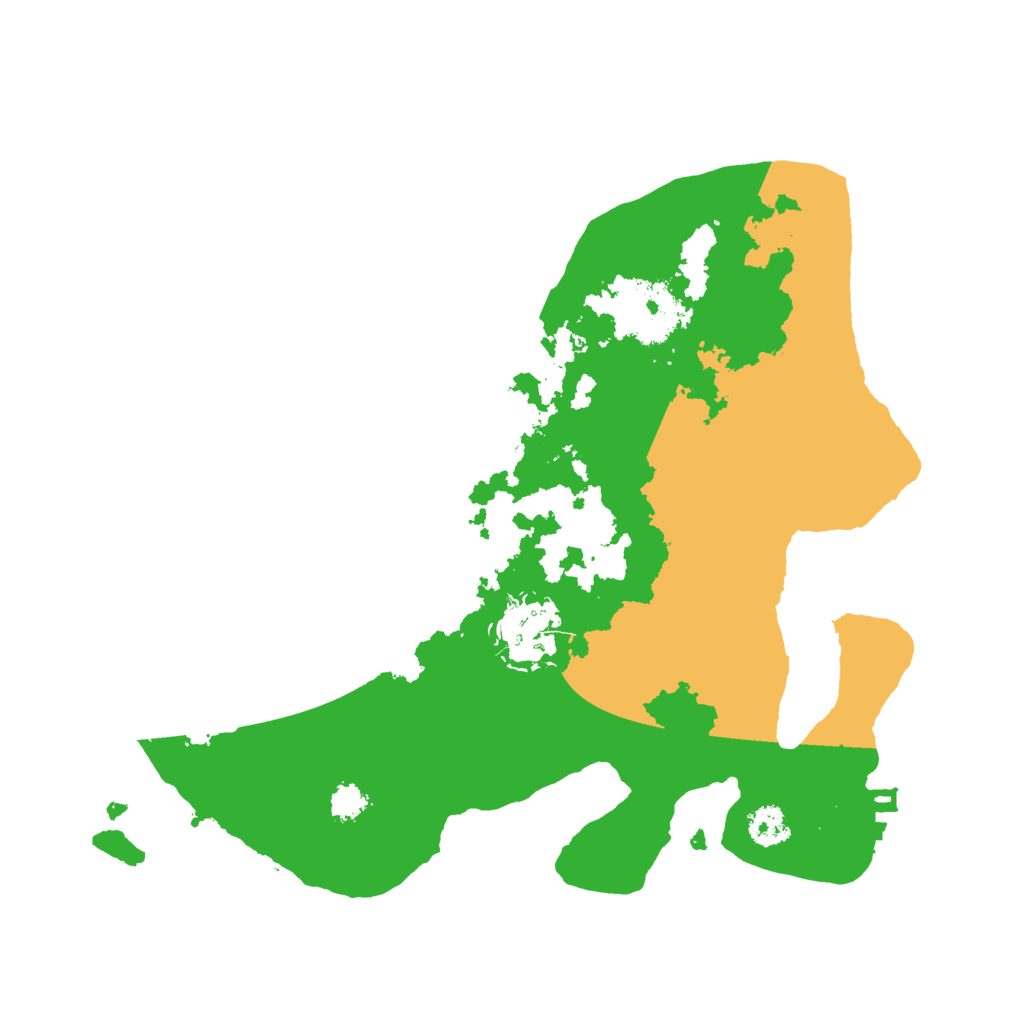 Biome Rust Map: Procedural Map, Size: 2600, Seed: 420690