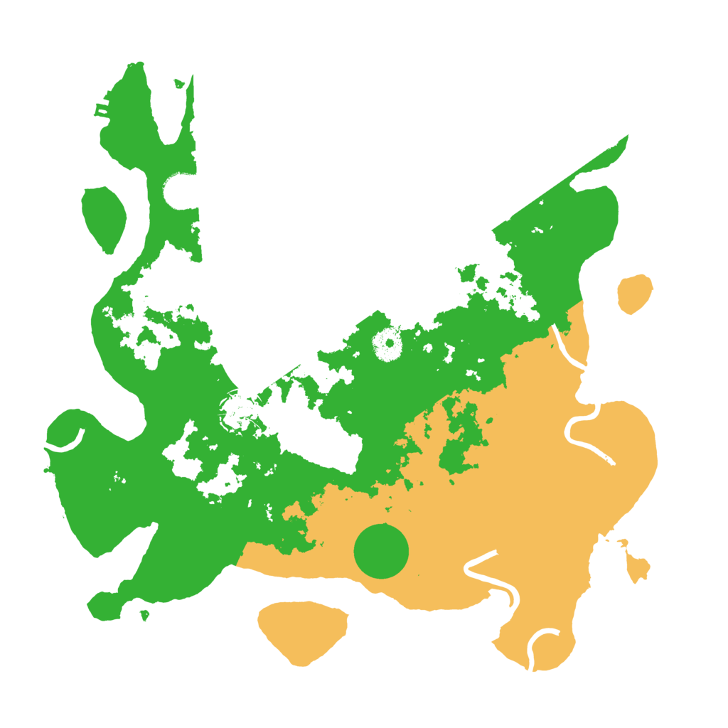 Biome Rust Map: Procedural Map, Size: 3500, Seed: 234084804