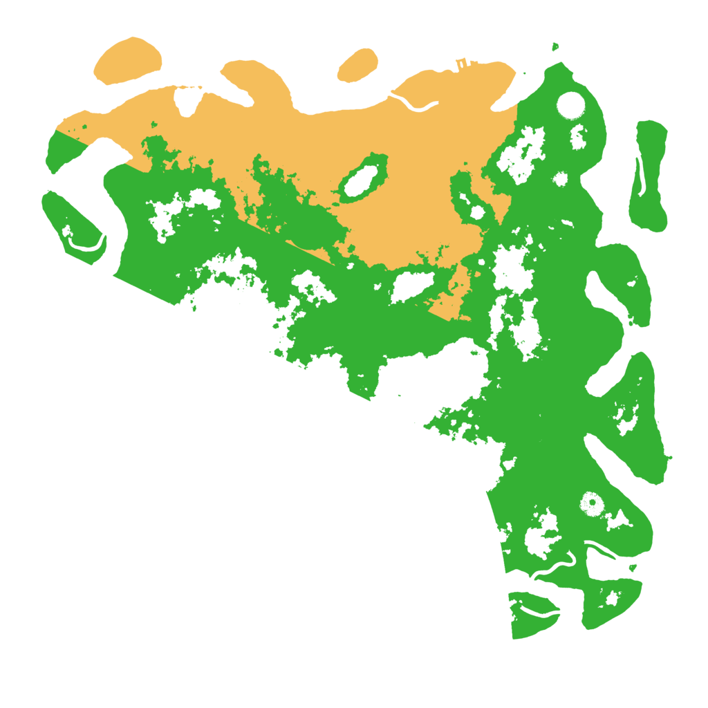 Biome Rust Map: Procedural Map, Size: 4500, Seed: 55661281