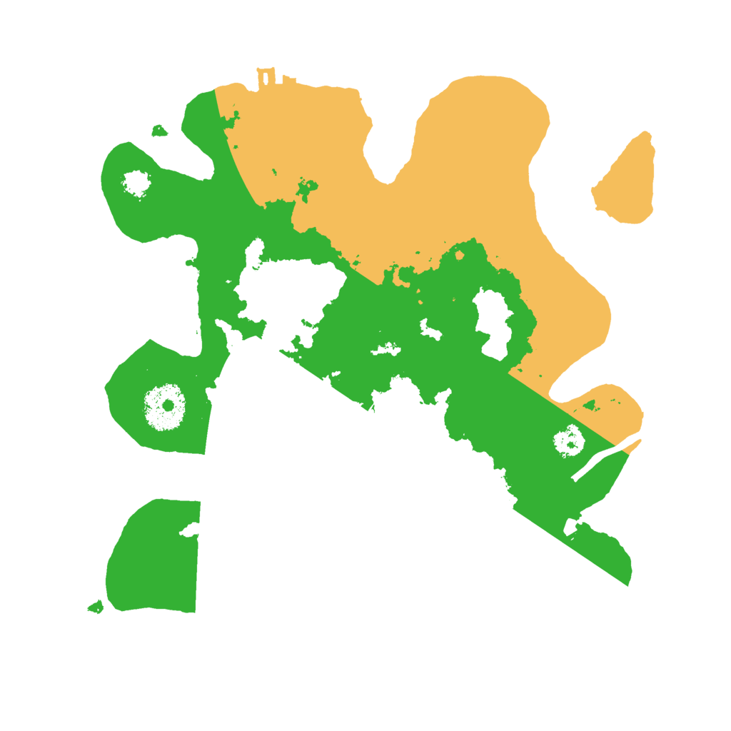 Biome Rust Map: Procedural Map, Size: 2500, Seed: 230198134