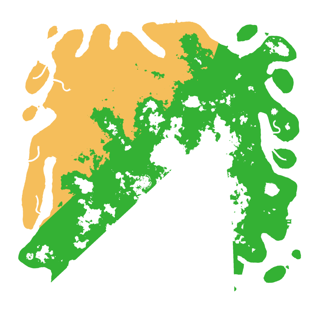 Biome Rust Map: Procedural Map, Size: 4500, Seed: 446176357