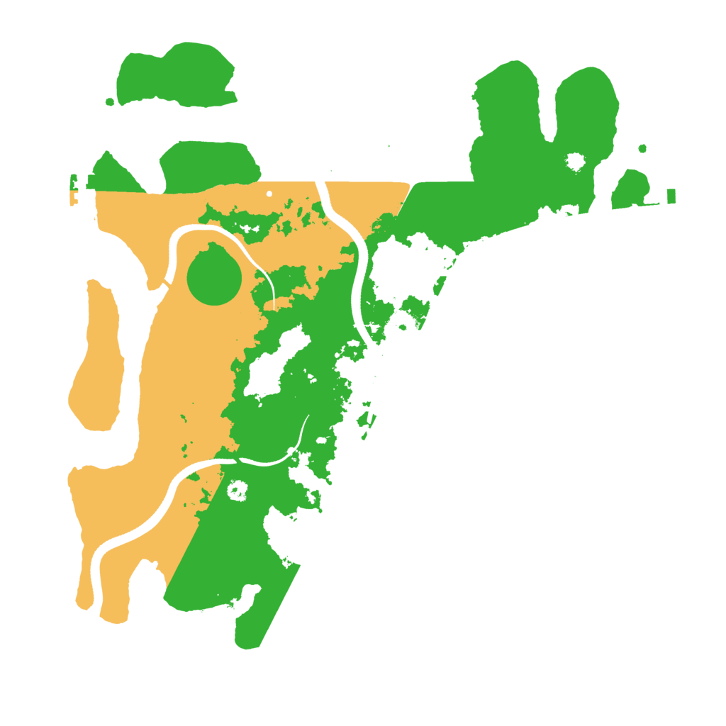 Biome Rust Map: Procedural Map, Size: 3500, Seed: 20000