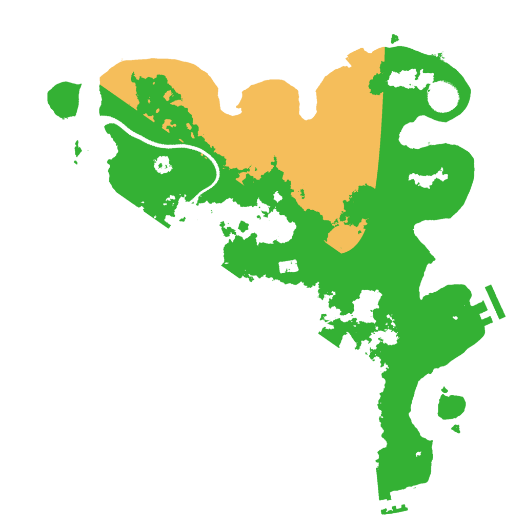 Biome Rust Map: Procedural Map, Size: 3000, Seed: 585529574