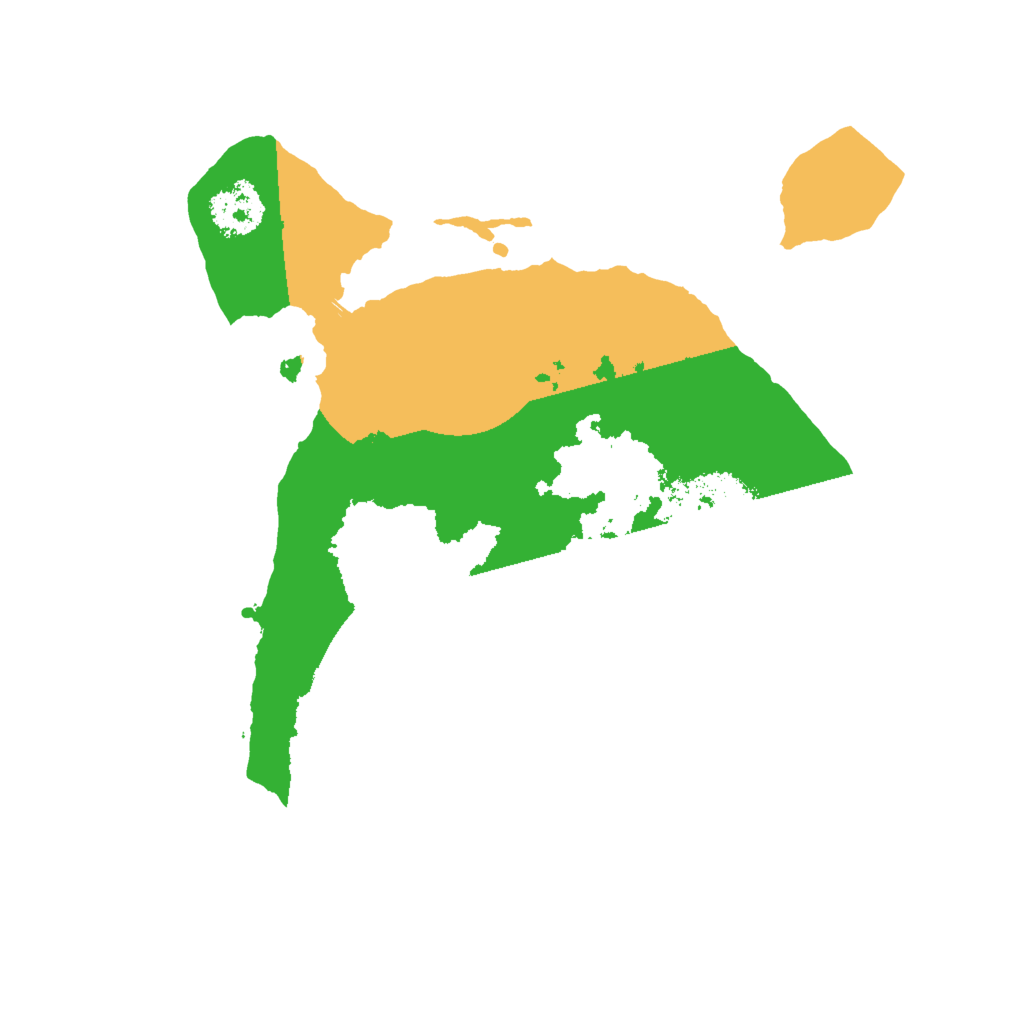 Biome Rust Map: Procedural Map, Size: 2000, Seed: 6243