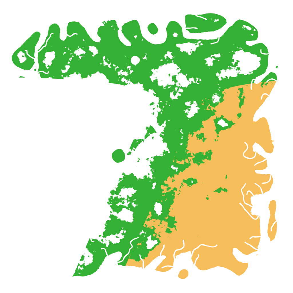 Biome Rust Map: Procedural Map, Size: 6000, Seed: 261417