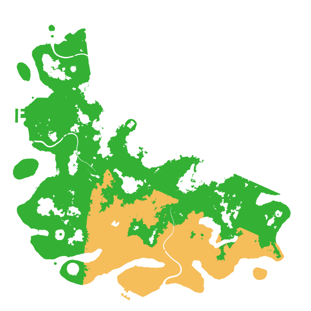 Biome Rust Map: Procedural Map, Size: 4500, Seed: 2125942965