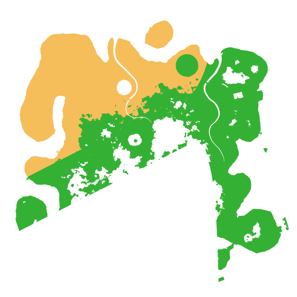 Biome Rust Map: Procedural Map, Size: 3500, Seed: 1601586355