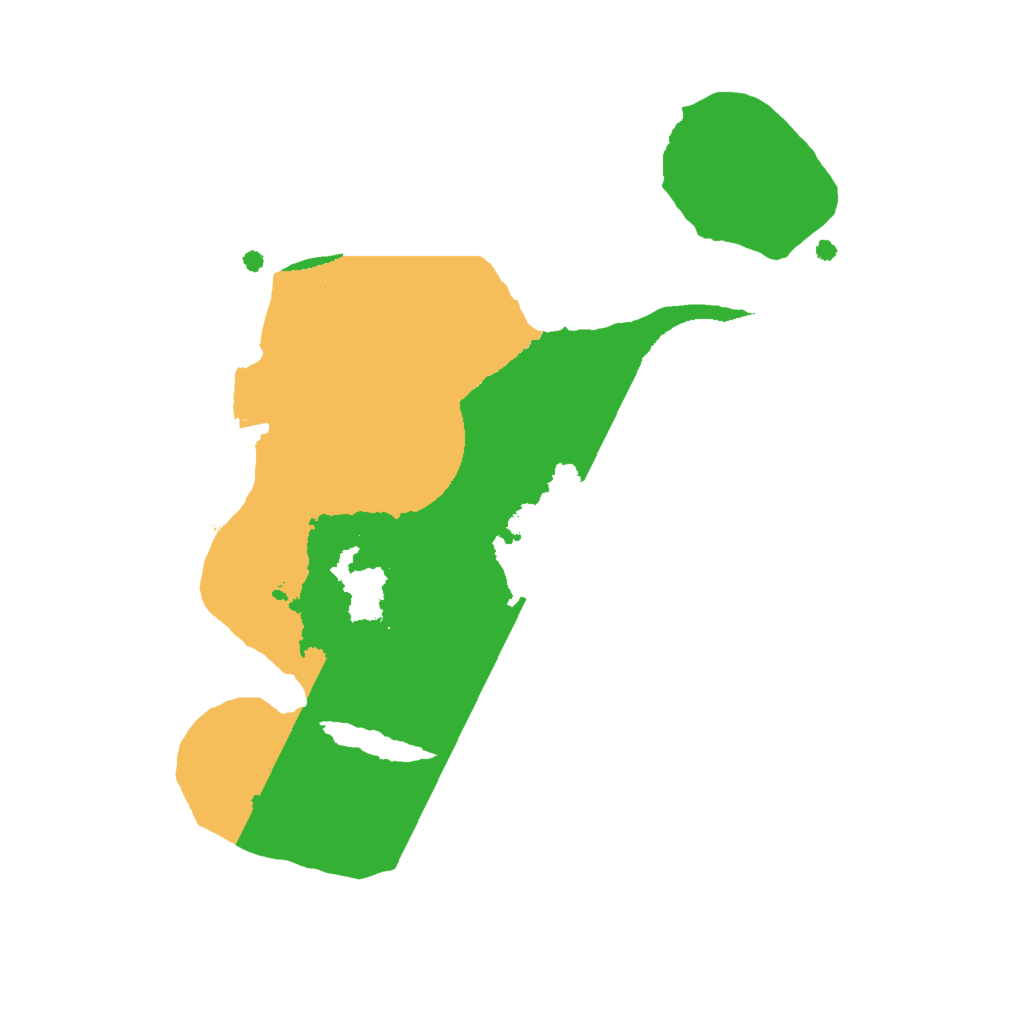 Biome Rust Map: Procedural Map, Size: 2000, Seed: 1370577115