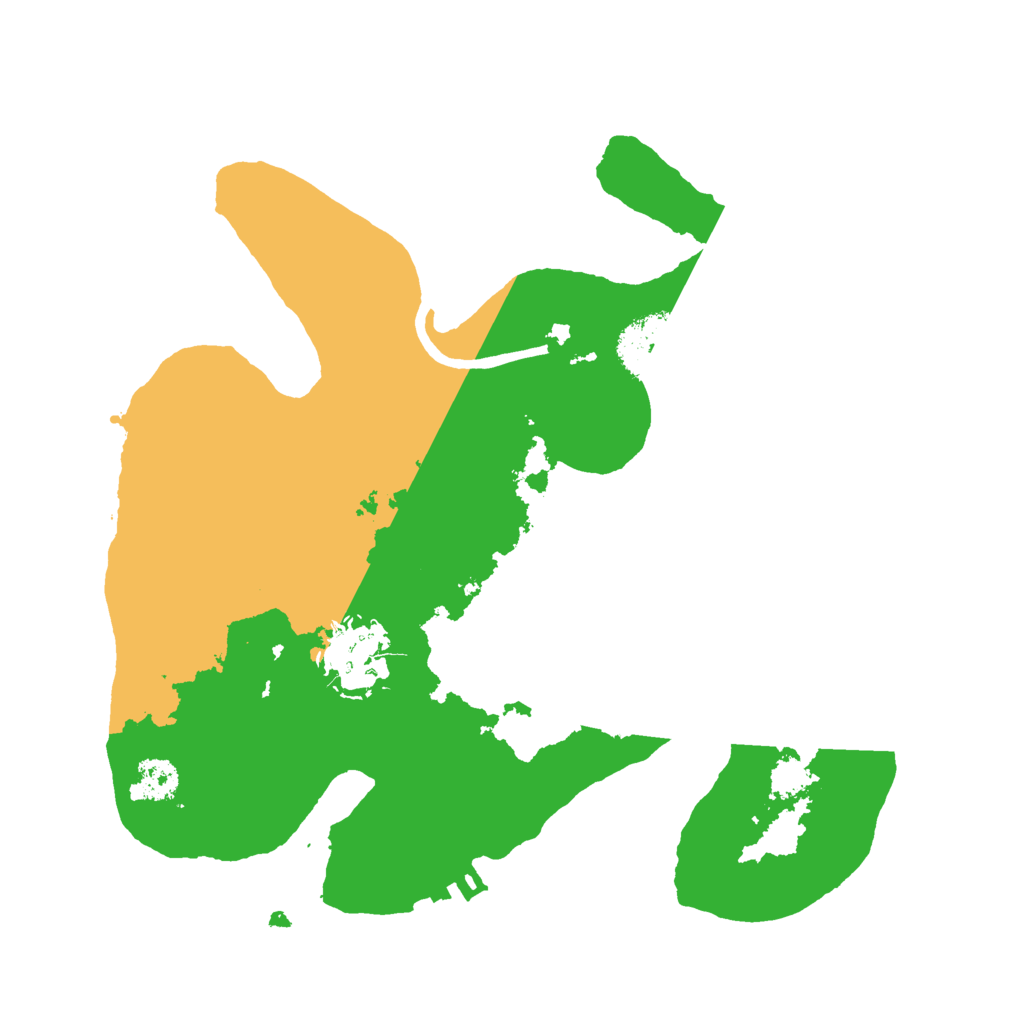 Biome Rust Map: Procedural Map, Size: 2500, Seed: 1614264707