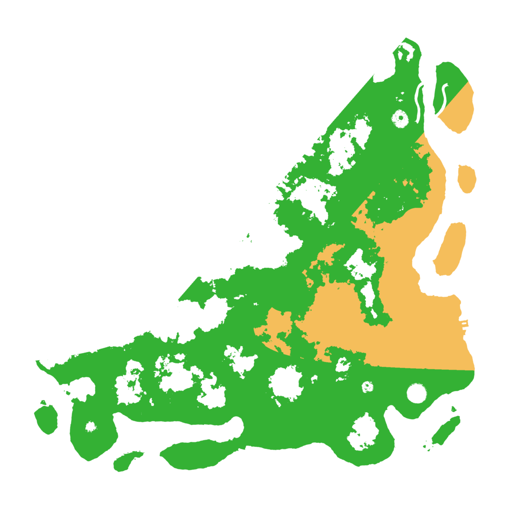 Biome Rust Map: Procedural Map, Size: 4500, Seed: 2073