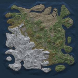 Thumbnail Rust Map: Procedural Map, Size: 4250, Seed: 571531376, 17 Monuments