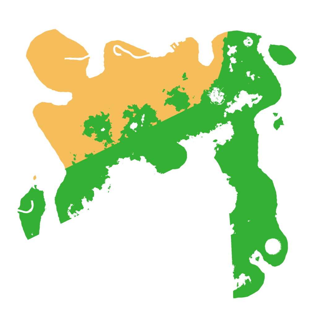 Biome Rust Map: Procedural Map, Size: 3500, Seed: 1375102408