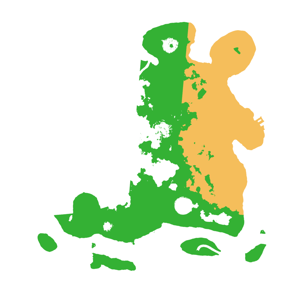 Biome Rust Map: Procedural Map, Size: 3000, Seed: 798933451