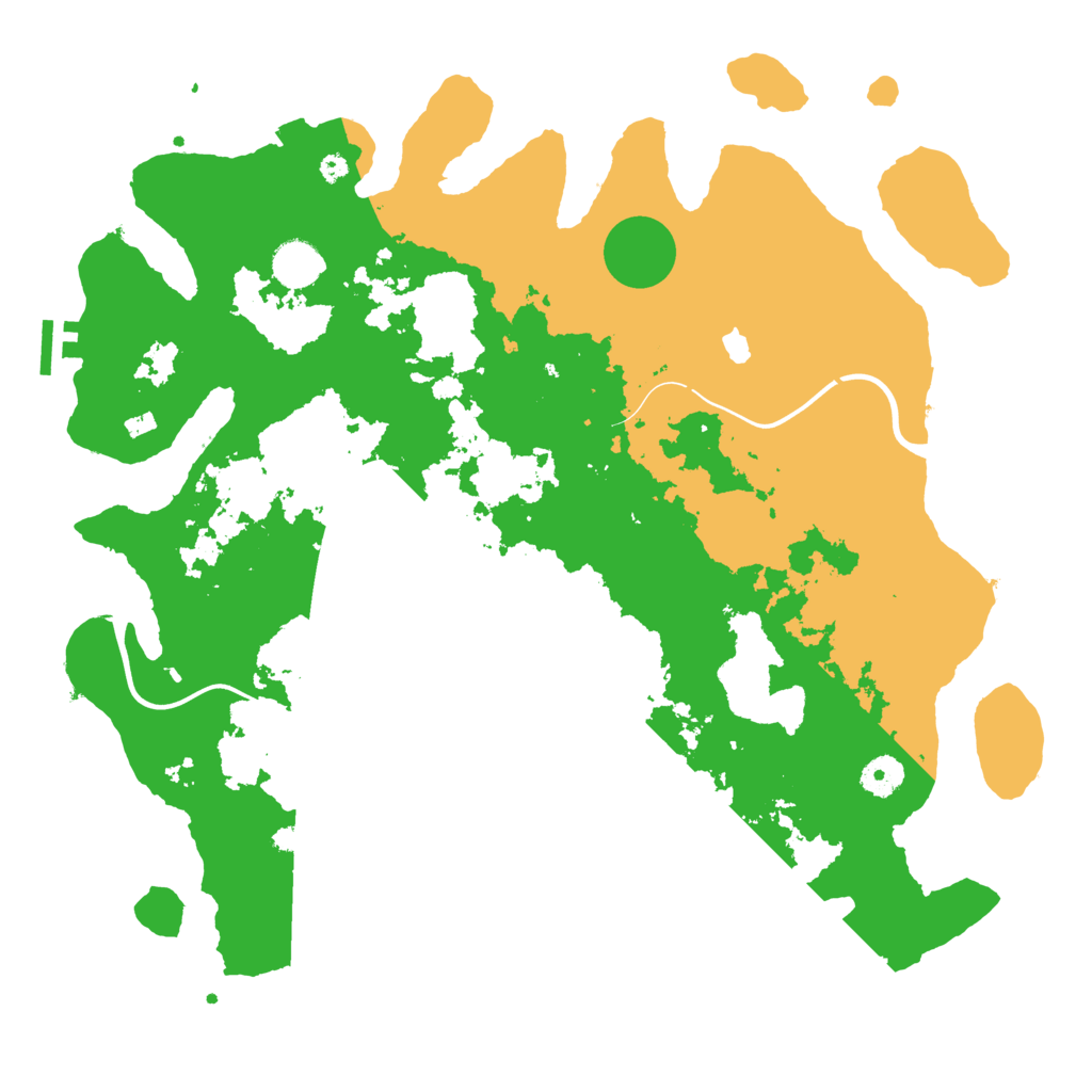 Biome Rust Map: Procedural Map, Size: 4000, Seed: 301521613