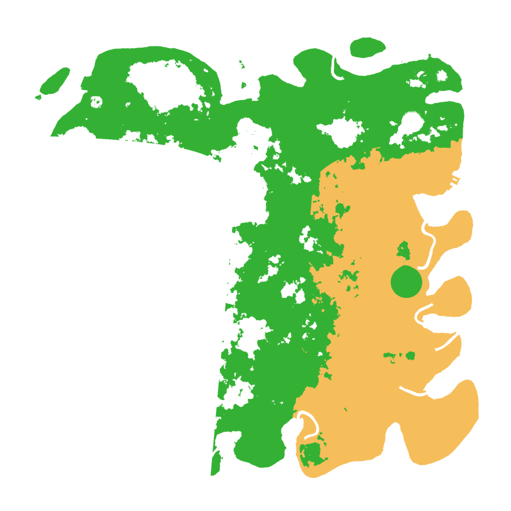 Biome Rust Map: Procedural Map, Size: 4300, Seed: 91778421