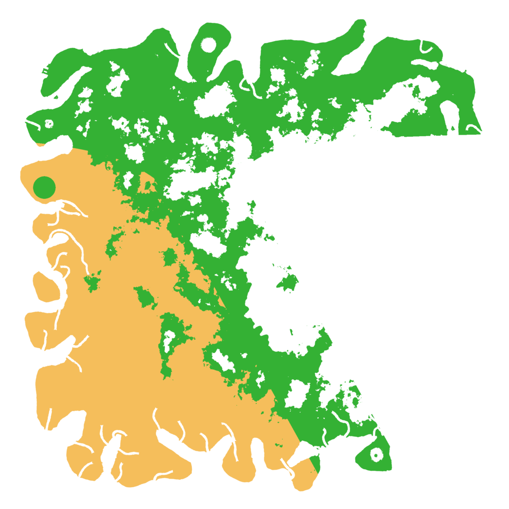 Biome Rust Map: Procedural Map, Size: 6000, Seed: 100000