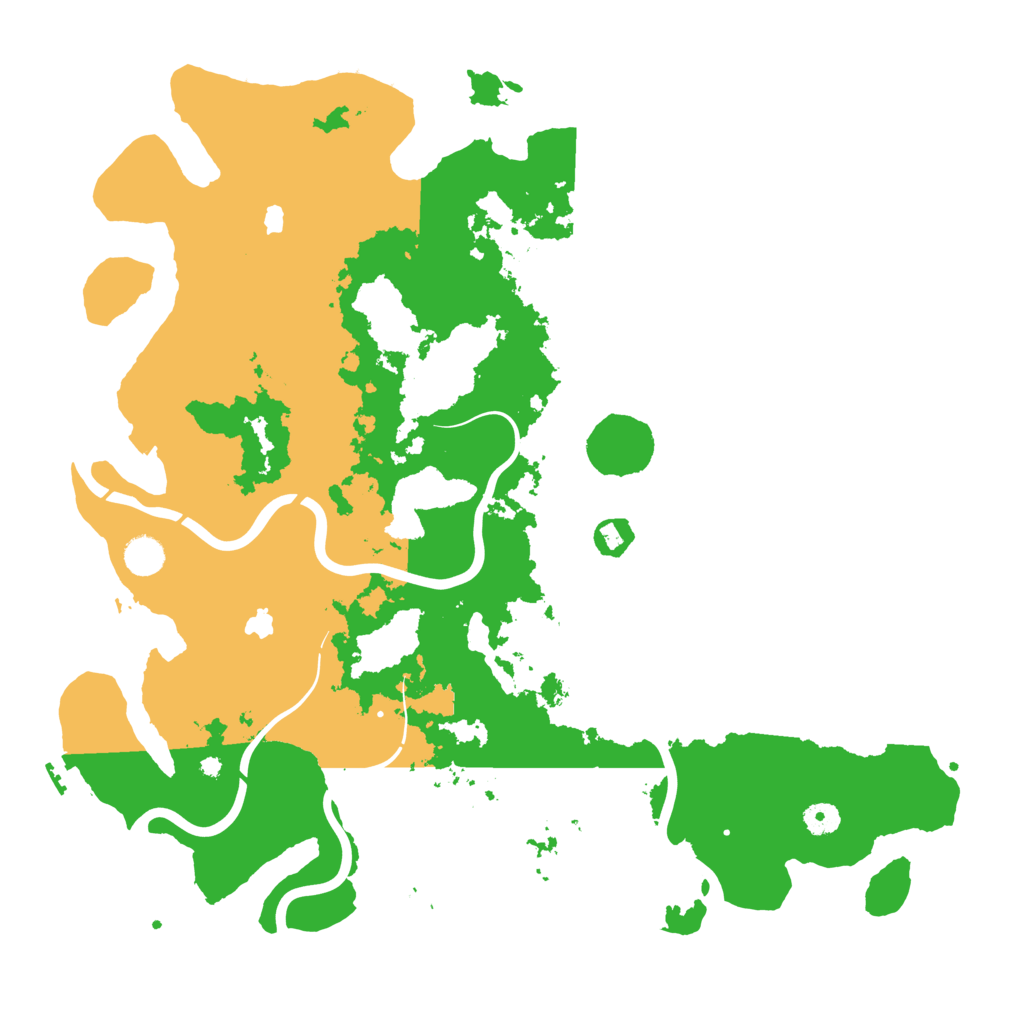 Biome Rust Map: Procedural Map, Size: 4500, Seed: 650194491