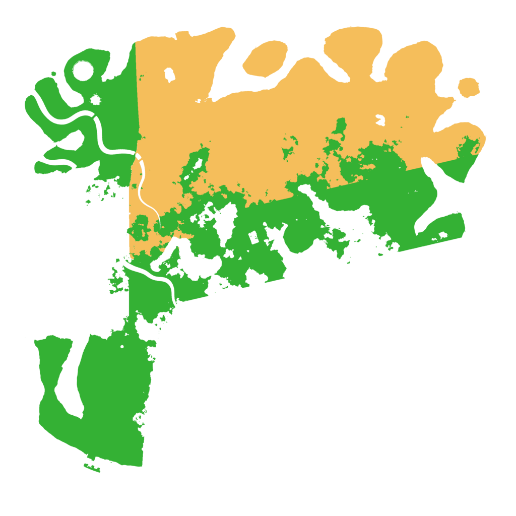 Biome Rust Map: Procedural Map, Size: 4500, Seed: 991285485