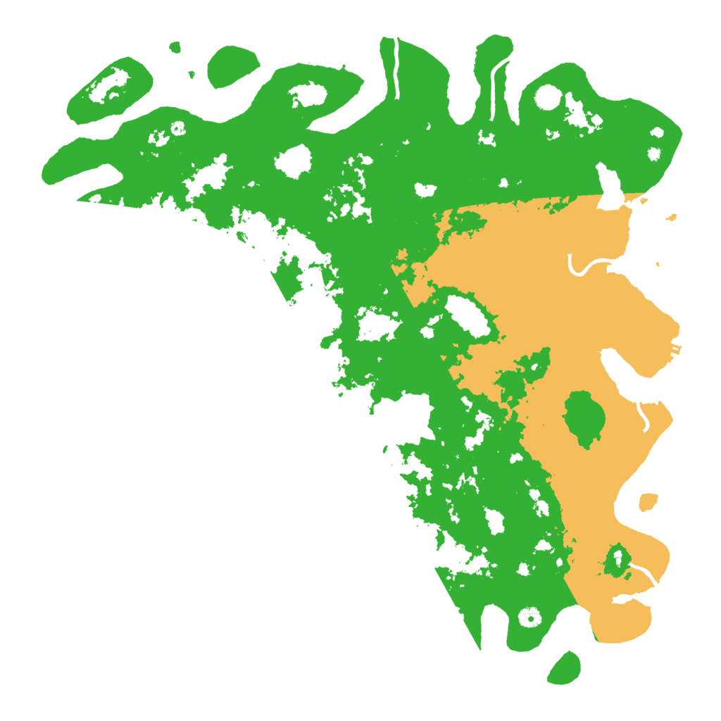 Biome Rust Map: Procedural Map, Size: 5000, Seed: 80701
