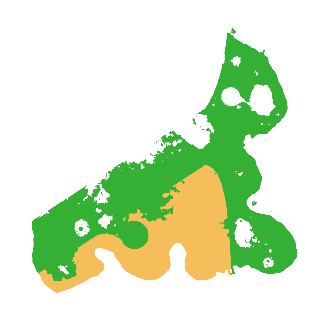 Biome Rust Map: Procedural Map, Size: 3000, Seed: 2388214