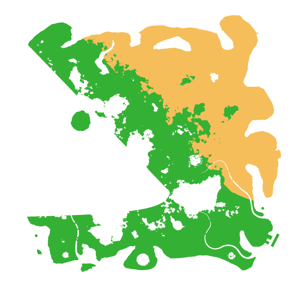Biome Rust Map: Procedural Map, Size: 4250, Seed: 1611349490