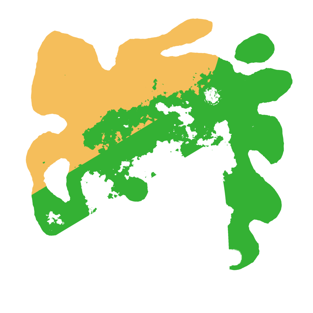 Biome Rust Map: Barren, Size: 3500, Seed: 1609166155