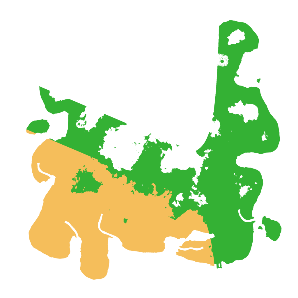 Biome Rust Map: Procedural Map, Size: 3500, Seed: 697623335