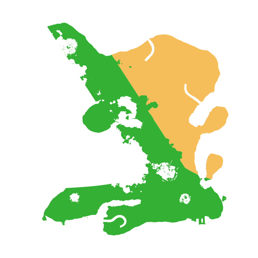 Biome Rust Map: Procedural Map, Size: 2500, Seed: 350717165