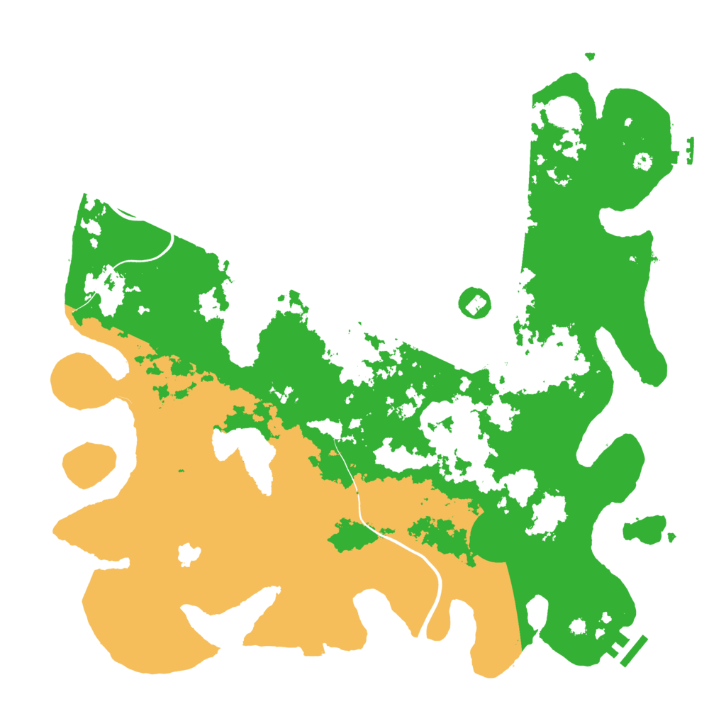 Biome Rust Map: Procedural Map, Size: 4000, Seed: 468053