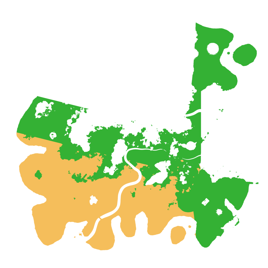 Biome Rust Map: Procedural Map, Size: 4000, Seed: 668601