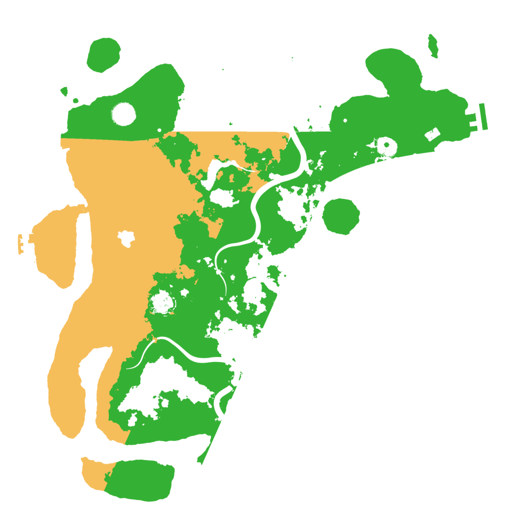 Biome Rust Map: Procedural Map, Size: 4000, Seed: 257611