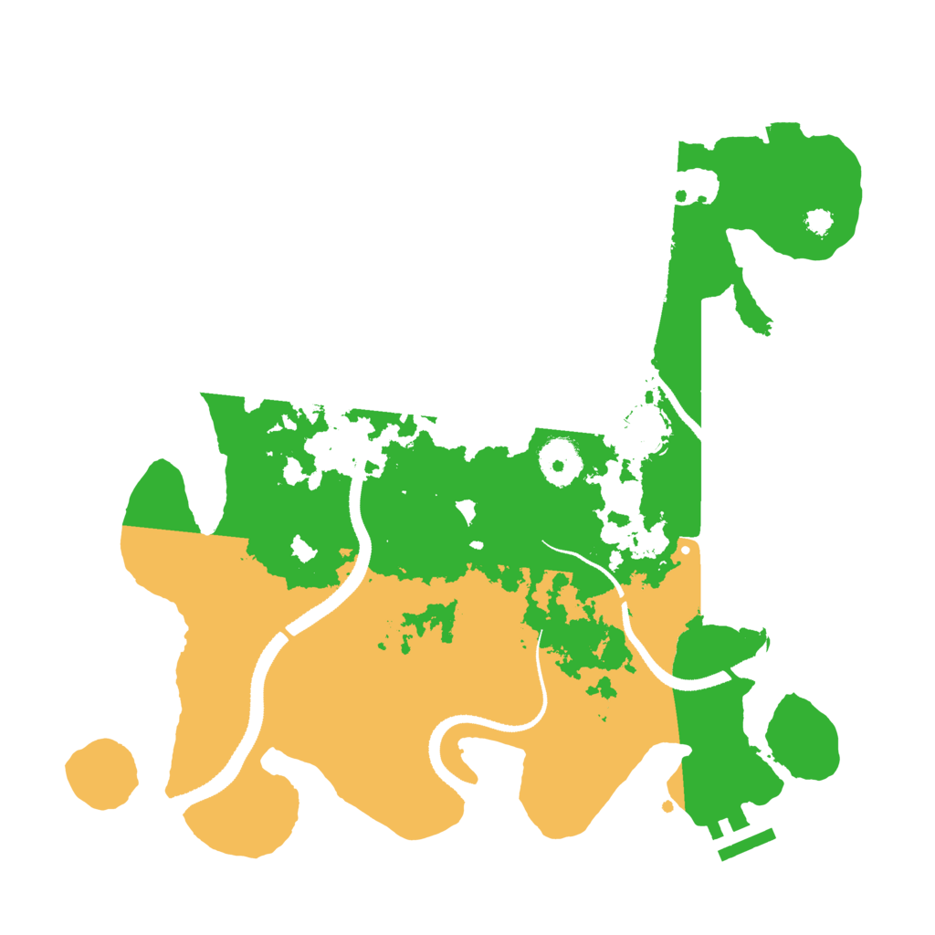 Biome Rust Map: Procedural Map, Size: 3200, Seed: 726
